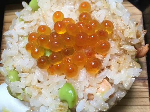 明太子と枝豆の炊き込みご飯